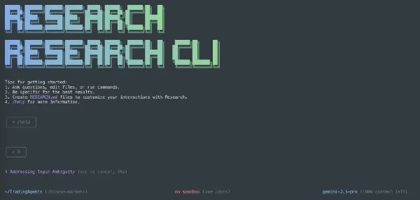 Research CLI